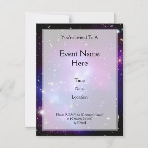 Convites Galaxy Cluster MACS J0717 (Telescópio Hubble)