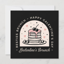 Convites Galentines besantes garotas brunch Namorados party