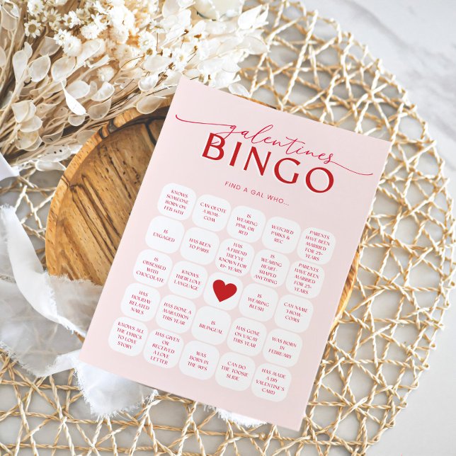 Convites Galentines Bingo Game (Criador carregado)