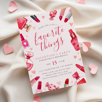 Convites Galentine's Favorite Things Party