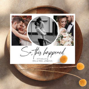 Convites Galeria de Casamento de fuga com Múltiplas Fotos A