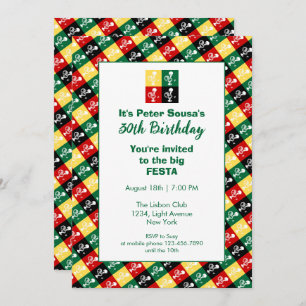 Convites Galeria Portuguesa de Festas de aniversário de Bar