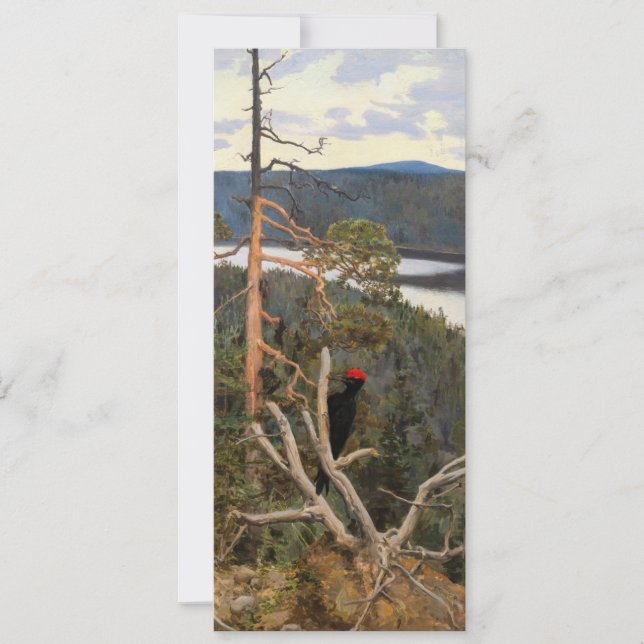 Convites Gallen-Kallela - Pica-Pau Negro Excelente 1894 (Frente)