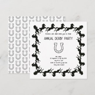 Convites Galloping Border Annual Derby Party Invitation