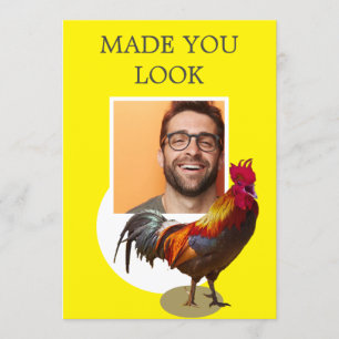 Convites Galo de Frango do aniversário de 40 anos Photo Di