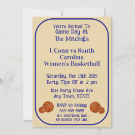 Convites Game Day Basketball Watch Party