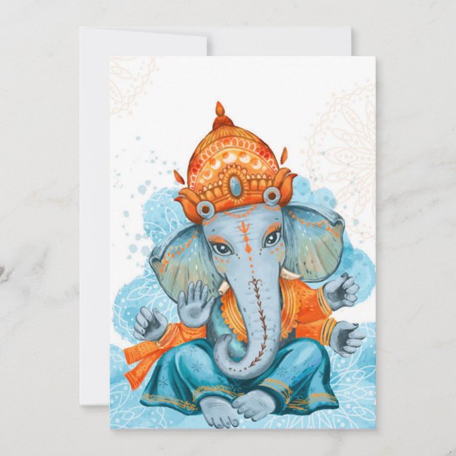 Convites Ganesh Chaturthi (Frente)
