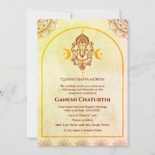 Convites Ganesh Chaturthi Puja
