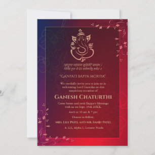 Convites Ganesh Chaturthi Puja