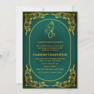 Convites Ganesh Chaturthi Puja