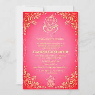 Convites Ganesh Chaturthi Puja