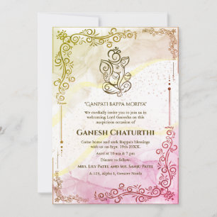 Convites Ganesh Chaturthi Puja