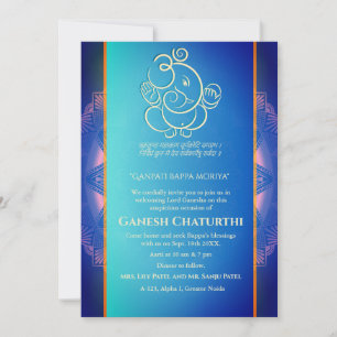 Convites Ganesh Chaturthi Puja