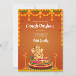 Convites Ganesh Convites digitais Ganpati Ganesh