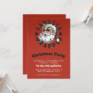 Convites Gangsta Wrapper