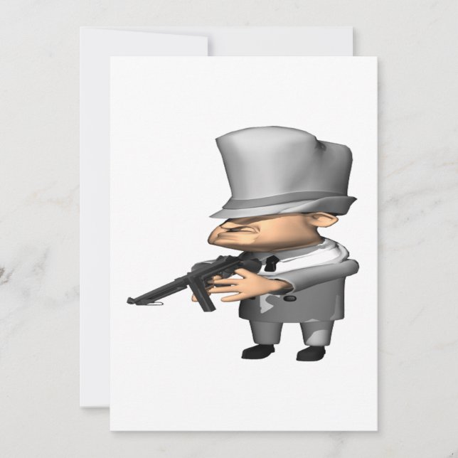 Convites Gângster (Frente)