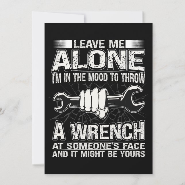 Convites Garagem Mecânica do Carro de Cara 20 (Frente)