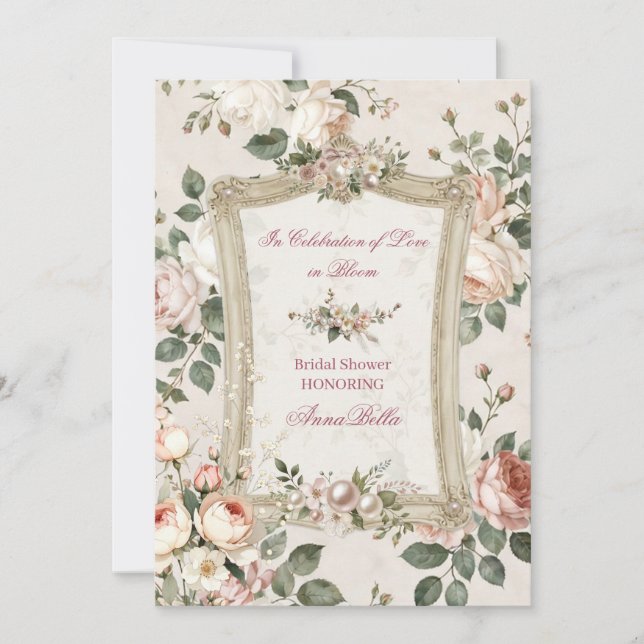 Convites Garden Bridal Shower Invitation (Frente)