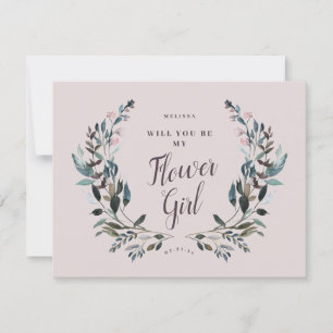 Convites Garden Crest Floral Maure Roxo Garota