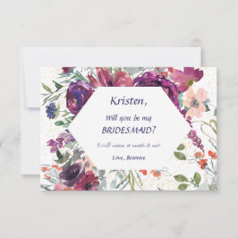 Convites Garden Splash Be My Bridesmaid