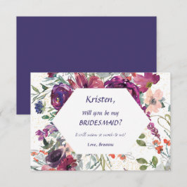 Convites Garden Splash Be My Bridesmaid