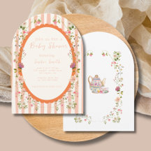 Garden Tea Party Whimsath Chá de fraldas