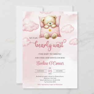 Convites Garota d'água que podemos esperar pelo bebê