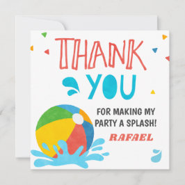 Convites Garota de Aniversário da Festa piscina