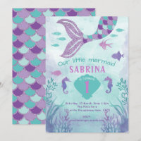 Garota, Glitter, Sereia, Cauda, Sob o mar,