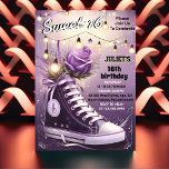 Convites garota gostosa bola de 16 tênis 16º aniversário<br><div class="desc">Entre em estilo com nosso 16º Convite de Aniversário "Chic Girl Sweet 16 Sneaker Ball"! Este design de tendências, com tênis de na moda e elementos de chic, define o palco para uma celebração em moda. Encomenda agora e deixe as festividades de aniversário começarem - é hora de criar memórias...</div>