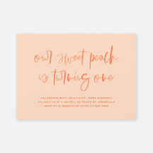 Garota Minimalista Doce Primeiro Aniversário