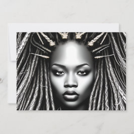 Convites Garota Negra Magia Aniversário Sista Melanin Mulhe