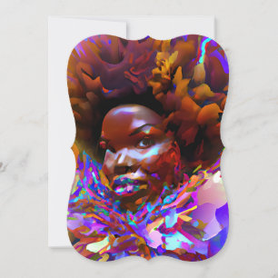 Convites Garota Negra Magia Aniversário Sista Melanin Mulhe