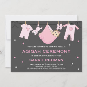 Convites Garota Rosa-Rosa, Aqiqah