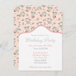 Convites Garotas bonitas lendo livros dão ideias