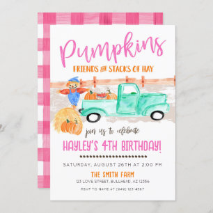 Convites Garotas Querem Pumpkin Patch