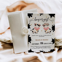 Garoto da serra d'água da vaca revela sexo