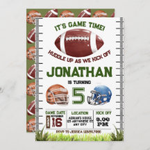 Garoto de aniversário de futebol