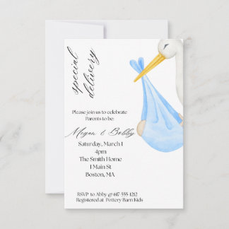 Convites Garoto de Entrega Especial