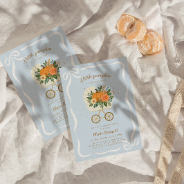 Convites Garoto Pequeno Chá de fraldas de Abóbora Convide A