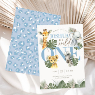 Convites Garoto Selvagem Um Safari Aniversário na Selva