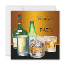 Garrafas de bebidas para festa de despedida de sol