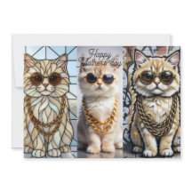 Gatinha Elegante de Óculos de Sol – Personalizado