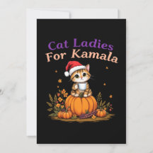 Gato Damas por Kamala: Mostra Apoio a Kamala