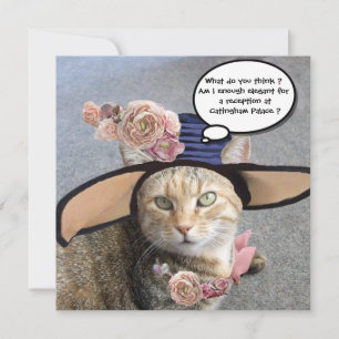 CONVITES GATO ELEGANTE, CHAPÉU GRANDE DIVA E FESTA DE ANIV