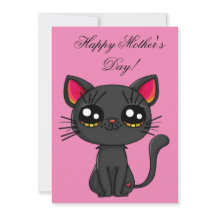 Gato Feliz Dia das Mães 