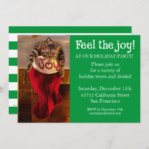 Convites Gato Gordo no Natal