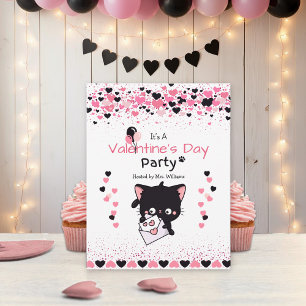 Convites Gato Kawaii Fofo Dia dos Namorados Personalizado C