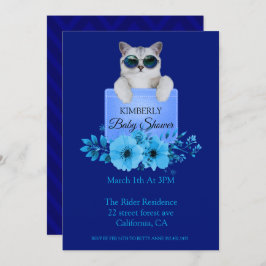 Convites Gato Legal No Chá de fraldas De Bolso