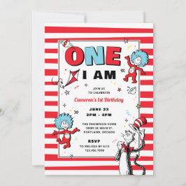 Convites Gato no Chapéu | Um Eu Sou Aniversário